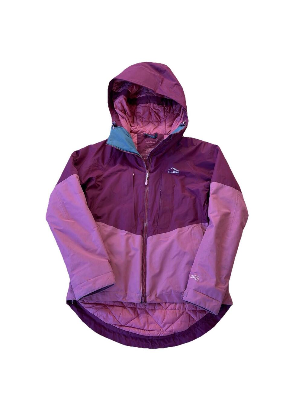 LL Bean Womens XXS Wildcat Sienna Rosewood Jacket Insulated